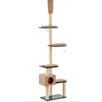 Produktbild von Silvio Design Kratzbaum Bashira mit Deckenspanner in Beige und Anthrazit