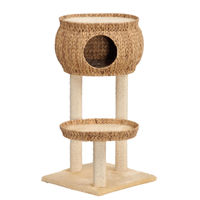 Produktbild von Silvio Design Kratzbaum Cestino aus Naturgeflecht für Katzen in Braun Natur ca. L60 x B60 x H101 cm