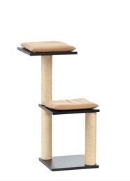 Silvio Design Kratzbaum Dara Kompakt für Katzen in Beige und Anthrazit mit Maßen ca. 55x68x87 cm – Bild 1 von 1