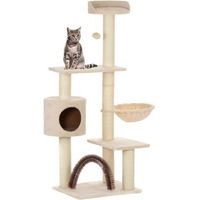 Produktbild von Silvio Design Kratzbaum Etagenboy für Katzen aus Holz in Beige 50 x 138 cm