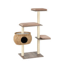 Produktbild von Silvio Design Kratzbaum für Katzen aus Wasserhyazinthe in Sand/Beige groß