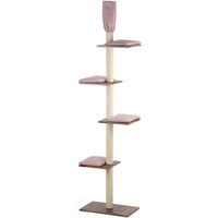 Produktbild von Silvio Design Kratzbaum Lexie mit Texas-Dekor und rosa Kissen