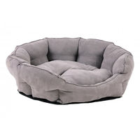 Produktbild von Silvio Design Liegesofa George Hundeliege und Katzenbett in Wildleder-Optik Hellgrau