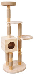 Simba Kratzbaum für Katzen aus Holz und natürlichen Materialien – Bild 1 von 1