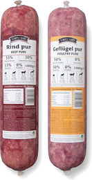 SIMPLE BARF Basis-Paket Monoprotein mit Rind und Geflügel 14 x 1 kg - 14 x 1 kg – Bild 1 von 3