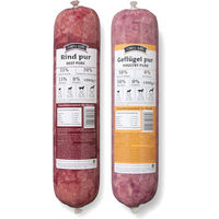 Produktbild von SIMPLE BARF Basis-Paket Monoprotein mit Rind und Geflügel 14 x 1 kg - 14 x 1 kg