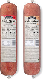 SIMPLE BARF Menüs Rind und Huhn Paket getreidefrei ohne Farb- und Aromastoffe 14 x 1000 g - 14 x 1 kg – Bild 1 von 3