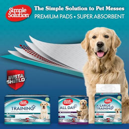 Simple Solution Absorbierende Premium Welpenunterlagen für Hunde Grösse M 100 Stück – Bild 1 von 13