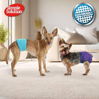 Produktbild von Simple Solution Rüdenwindel für Hunde Herren Wrap Medium aus Mikrofaser Türkis - 1 Stk.