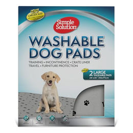 Simple Solution Waschbare Hundewelpenunterlage XXL 2er-Pack Saugfähig und Geruchshemmend – Bild 1 von 8