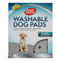 Produktbild von Simple Solution Waschbare Hundewelpenunterlage XXL 2er-Pack Saugfähig und Geruchshemmend