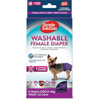 Produktbild von Simple Solution Waschbare Hundewindel XS wasserdicht lila - 1 Stk.