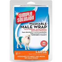 Produktbild von Simple Solution waschbare Rüdenbinde für Hunde Größe L aus Mikrofaser waterproof