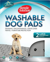 Simple Solution Waschbare Welpenunterlage für Hunde, Größe L, wasserdicht, 2er-Pack – Bild 1 von 4