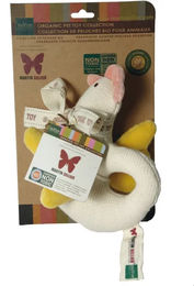 Simply Fido Plüschspielzeug Poule für Hunde in Weiß – Bild 1 von 1