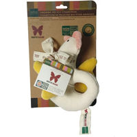 Produktbild von Simply Fido Plüschspielzeug Poule für Hunde in Weiß