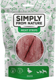 Produktbild von SIMPLY FROM NATURE Entenfleischstreifen Trockenfleisch für Hunde 80 g - 80 g