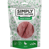 Produktbild von SIMPLY FROM NATURE Entenfleischstreifen Trockenfleisch für Hunde 80 g - 80 g
