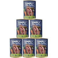 Produktbild von SIMPLY FROM NATURE Hund Nassfutter Ente mit Karotte 6 x 400 g ohne Konservierungsstoffe - 6 x 400 g