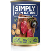 Produktbild von SIMPLY FROM NATURE Hund Nassfutter Ziege mit Kartoffel getreidefrei und glutenfrei 4 x 400 g - 400 g