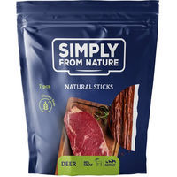 Produktbild von Simply from nature Hundesnack Nature Sticks mit Hirschfleisch getreidefrei 7 Stück