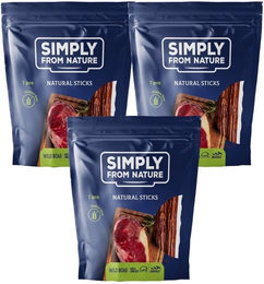 Simply from Nature Hundesnack Nature Sticks mit Wildschwein getreidefrei 3 x 7 Stück – Bild 1 von 8