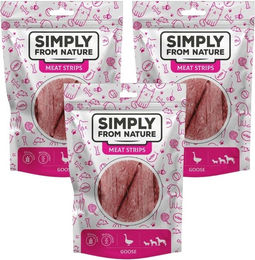 SIMPLY FROM NATURE Hundetrockenfleisch Gans Stückchen getreidefrei monoprotein 3x80 g - 3 x 80 g – Bild 1 von 3