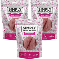 Produktbild von SIMPLY FROM NATURE Hundetrockenfleisch Gans Stückchen getreidefrei monoprotein 3x80 g - 3 x 80 g