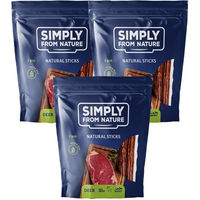 Produktbild von SIMPLY FROM NATURE Kausnack Nature Sticks mit Hirsch getreidefrei und hypoallergen 3 x 300g