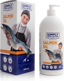 Simply from Nature Lachsöl zur Haut- und Fellpflege für Hunde und Katzen 1000 ml - 1000 ml – Bild 1 von 13