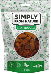 Produktbild von SIMPLY FROM NATURE Meat Noodles Belohnungssnack Fleischknödel mit Ente und Lachs für Hunde 80 g - 80 g