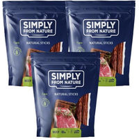 Produktbild von SIMPLY FROM NATURE Nature Sticks mit Rind Kausnack Monoprotein mit hohem Fleischanteil 3 x 7 Stück
