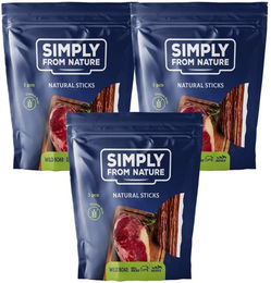 Produktbild von SIMPLY FROM NATURE Nature Sticks Wildschwein Trockenfleisch 3 x 3 Stück