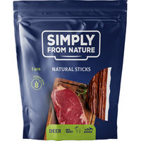 Produktbild von SIMPLY FROM NATURE Naturkauartikel Nature Sticks mit Hirsch monoprotein 3 Stück