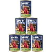 Produktbild von SIMPLY FROM NATURE Pferdefutter Ziegenfleisch mit Kartoffeln Getreidefrei und Glutenfrei 6 x 400 g - 6 x 400 g