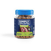 Produktbild von SIMPLY FROM NATURE Smart Bites Belohnungssnack mit Ente für Hunde 130 g - 130 g