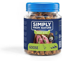 Produktbild von Simply from Nature Smart Bites Belohnungssnack mit Gans für Hunde getreidefrei und glutenfrei 130 g - 130 g