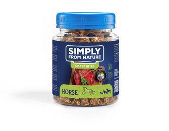 SIMPLY FROM NATURE Smart Bites Belohnungssnack mit Pferdefleisch für Hunde Monoprotein 130 g - 130 g – Bild 1 von 1
