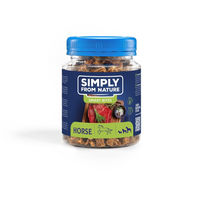 Produktbild von SIMPLY FROM NATURE Smart Bites Belohnungssnack mit Pferdefleisch für Hunde Monoprotein 130 g - 130 g