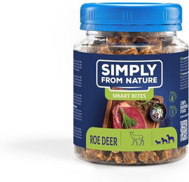 Produktbild von Simply from Nature Smart Bites Belohnungssnack mit Reh für Hunde getreidefrei und glutenfrei 130 g - 130 g