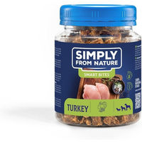 Produktbild von Simply from Nature Smart Bites Belohnungssnack Truthahn getreidefrei und glutenfrei für Hunde 130 g - 130 g