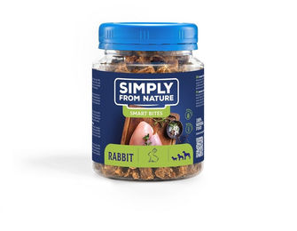SIMPLY FROM NATURE Smart Bites Hundeleckerlis mit Kaninchen Monoprotein 130 g - 130 g – Bild 1 von 1