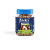 Produktbild von SIMPLY FROM NATURE Smart Bites Hundeleckerlis mit Kaninchen Monoprotein 130 g - 130 g