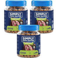 Produktbild von Simply from Nature Smart Bites Trainingssnacks Gans getreidefrei monoprotein für Hunde 3x130 g - 3 x 130 g