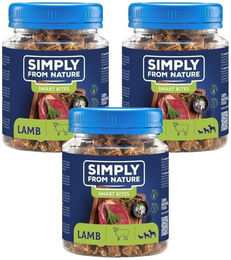 Simply from Nature Smart Bites Trainingssnacks Lamm für Hunde getreidefrei monoprotein 3x130 g - 3 x 130 g – Bild 1 von 3