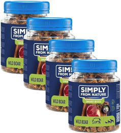 Simply from Nature Smart Bites Trainingssnacks Wildschwein für Hunde getreidefrei monoprotein 4x130 g - 4 x 130 g – Bild 1 von 3