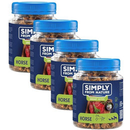 Simply from Nature Trainingssnacks Trockenfleisch Pferd getreidefrei 4x130 g - 4 x 130 g – Bild 1 von 2