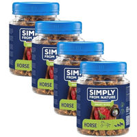 Produktbild von Simply from Nature Trainingssnacks Trockenfleisch Pferd getreidefrei 4x130 g - 4 x 130 g