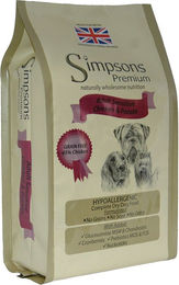 Produktbild von Simpsons Premium Adult Sensitive Hundetrockenfutter Huhn & Kartoffel Getreidefrei 2 kg
