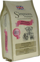 Produktbild von Simpsons Premium Adult Sensitive Hundetrockenfutter Lachs & Kartoffel Getreidefrei Hypoallergen 12 kg - 12 kg